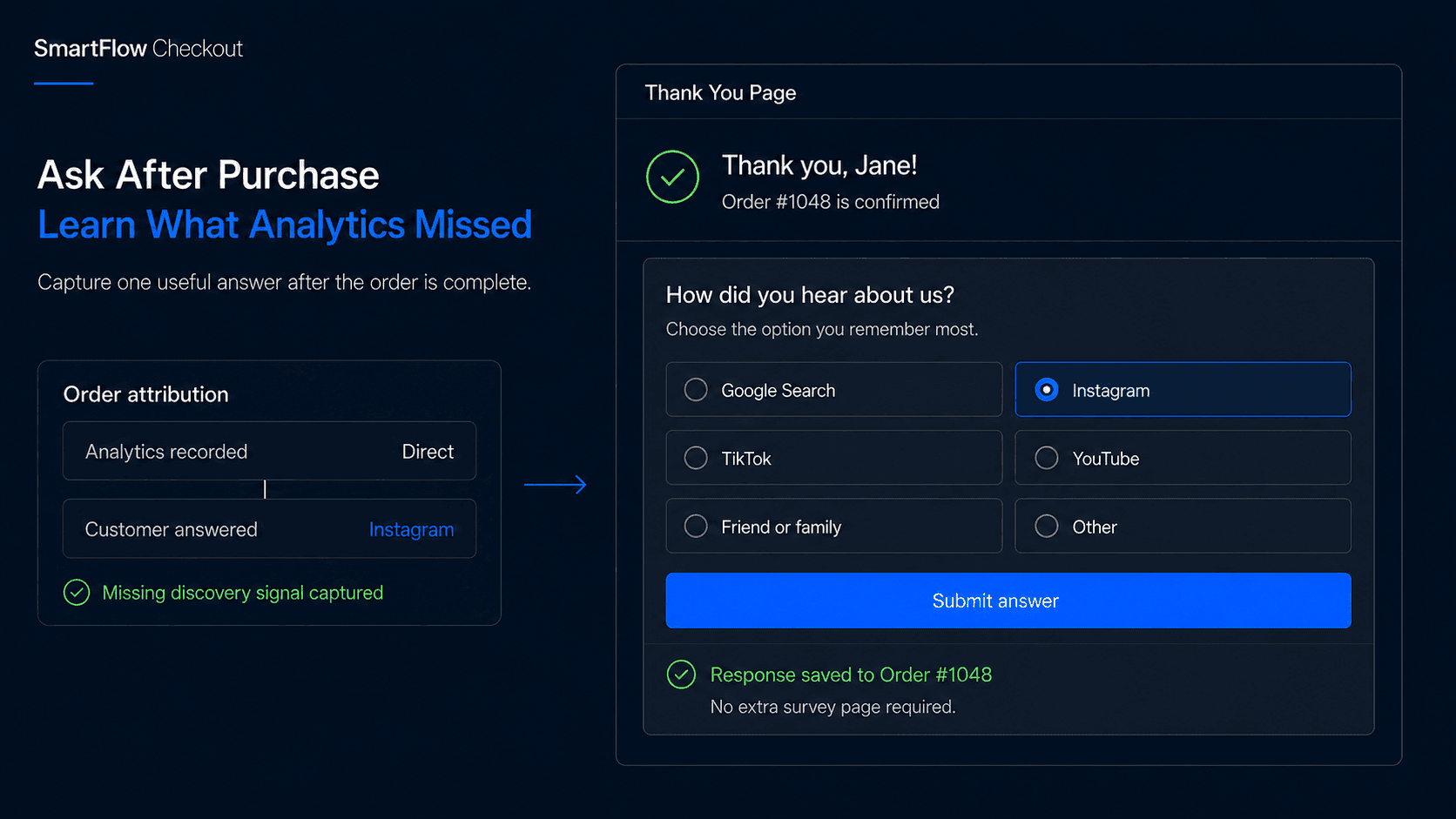 How Did You Hear About Us? A Better Shopify Attribution Signal