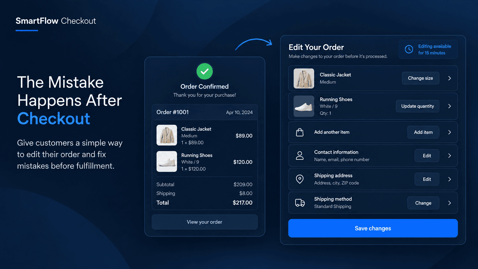 When Customers Make a Mistake After Ordering: Let Them Fix It Before Fulfillment