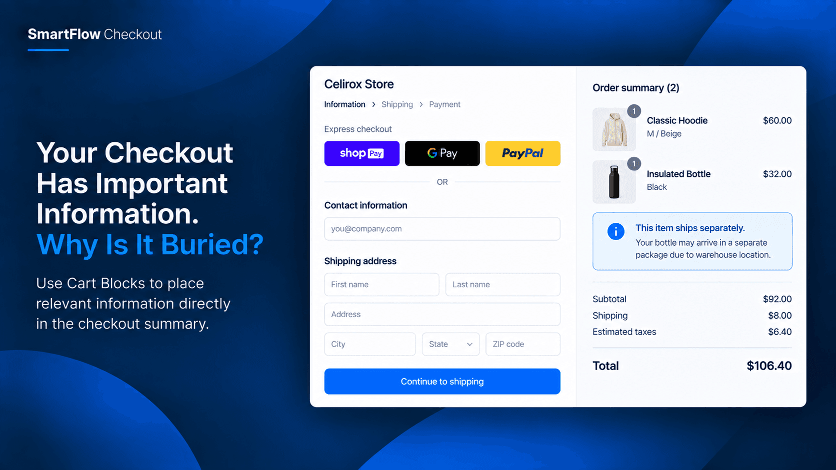Your Checkout Has Important Information. Why Is It Buried?