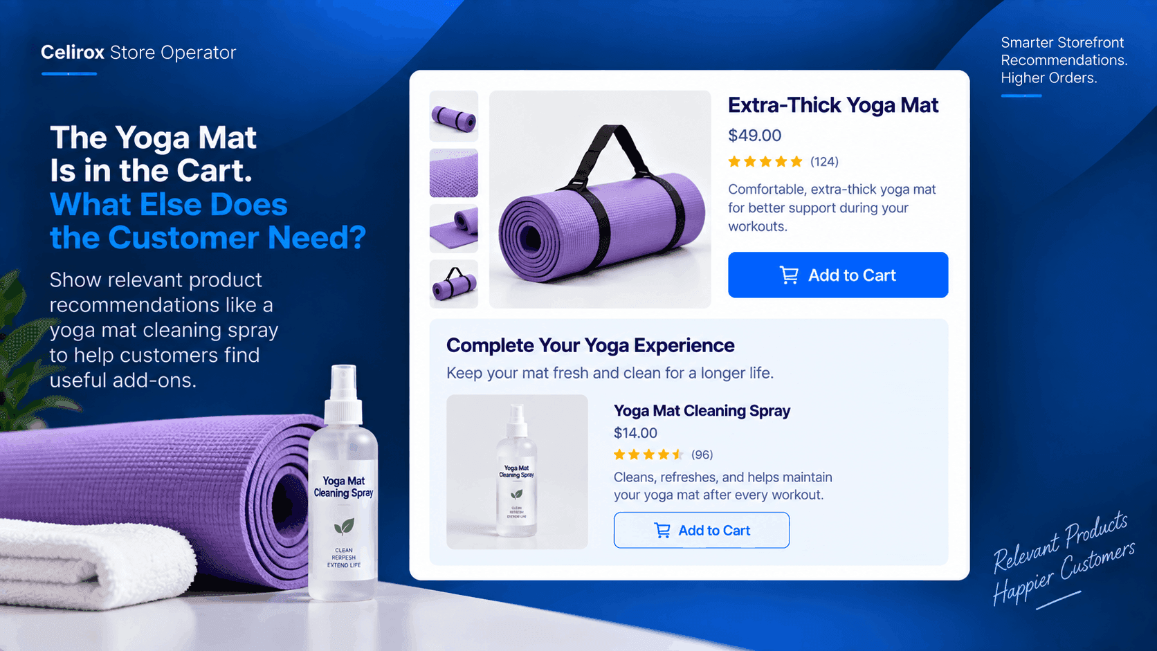 The Yoga Mat Is in the Cart. What Else Does the Customer Need?
