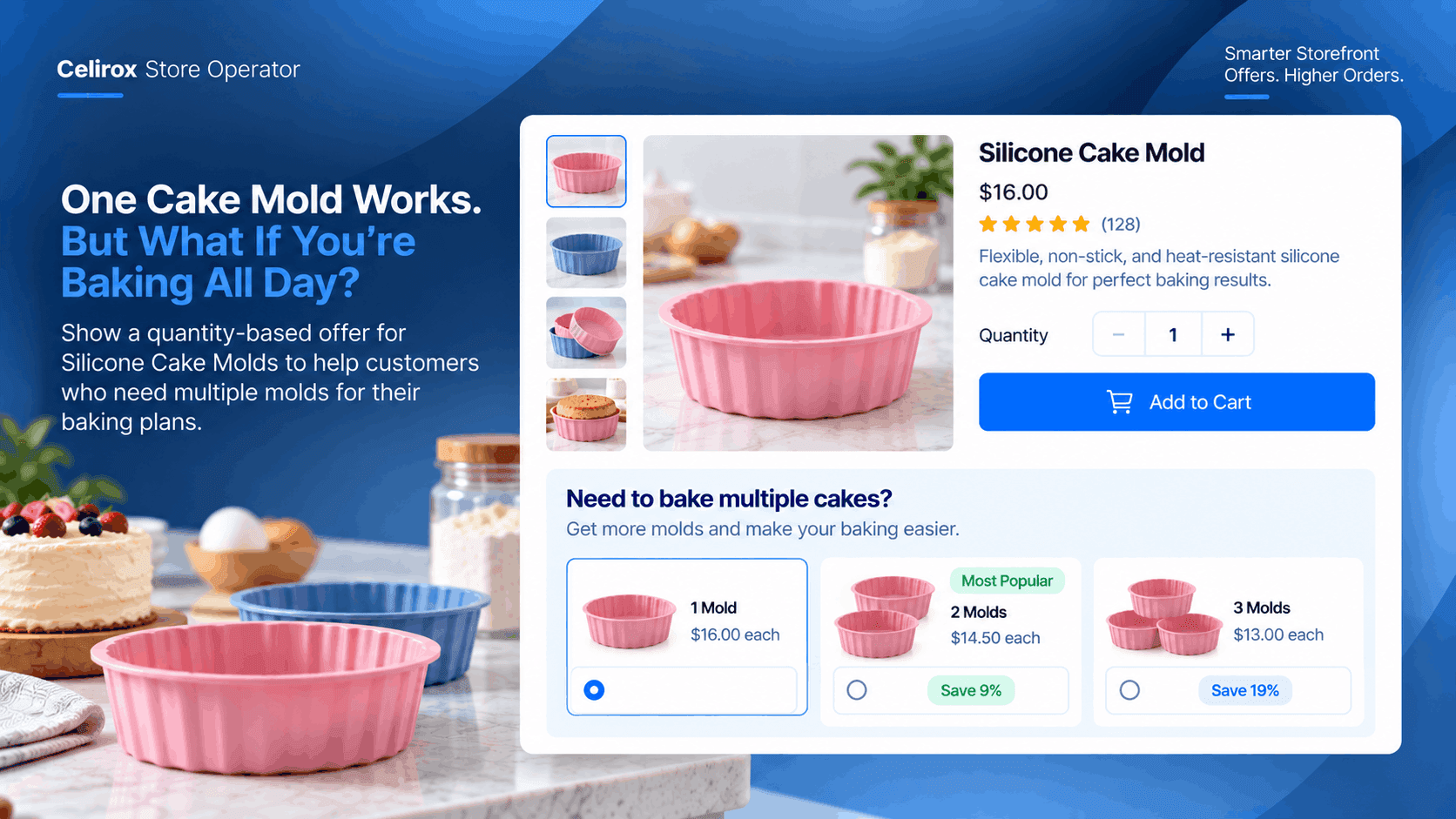 One Cake Mold Works. But What If You're Baking All Day?
