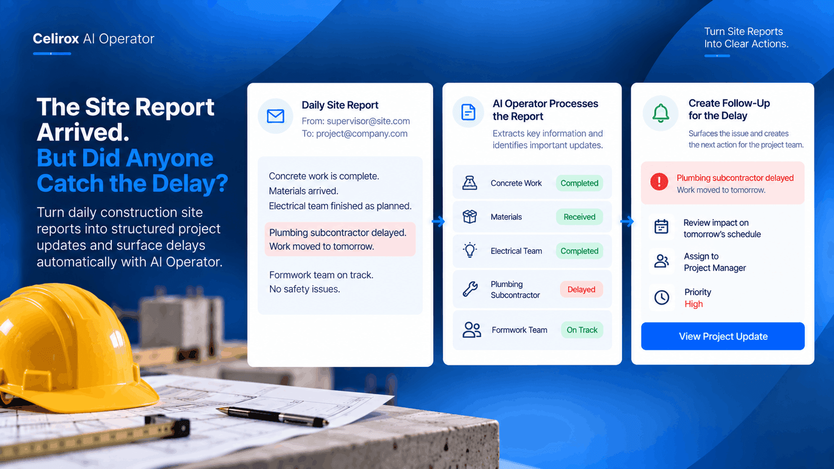The Site Report Arrived. But Did Anyone Catch the Delay?