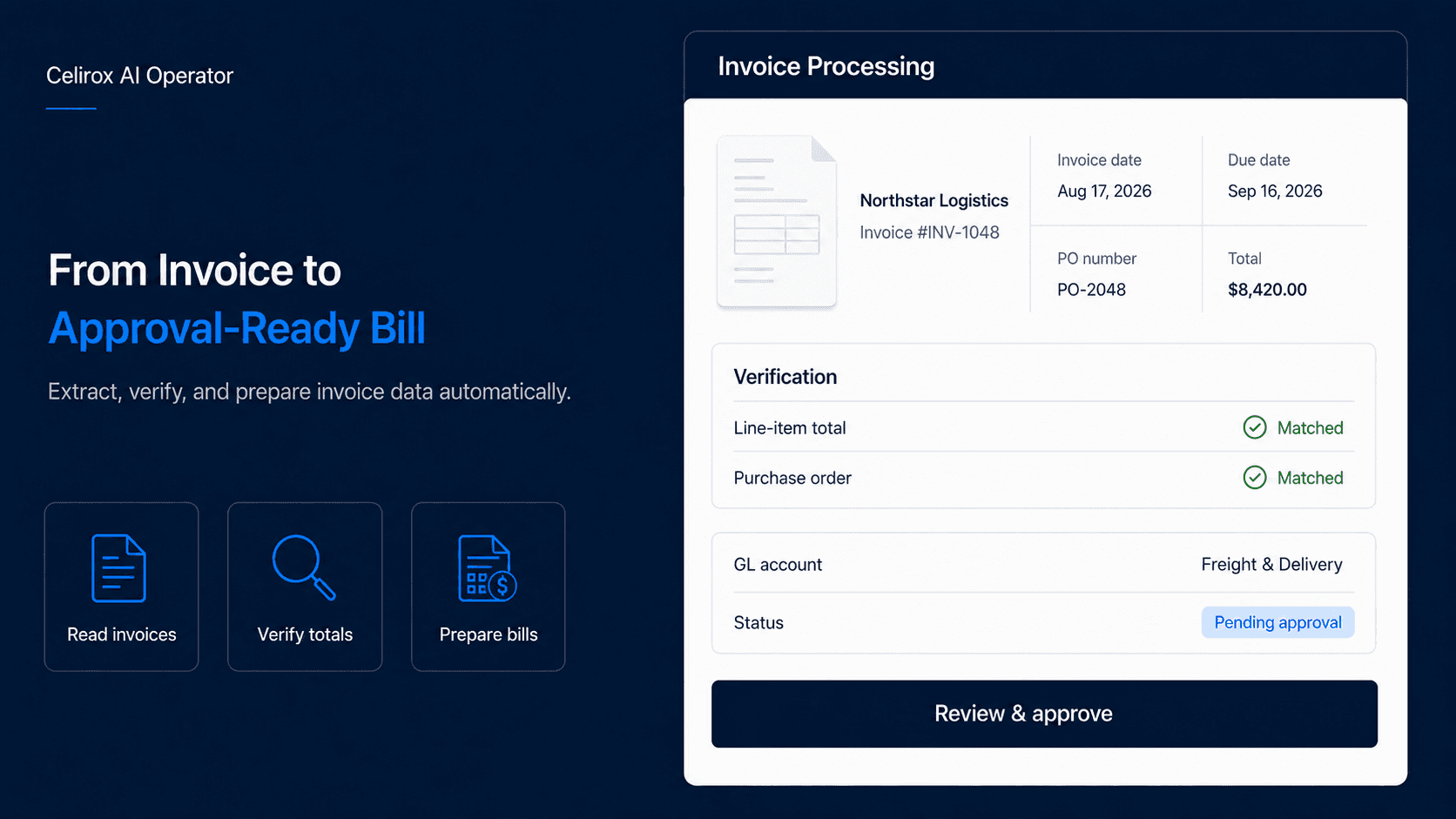 Killing Manual Data Entry: Autonomous Invoice Processing for Accounts Payable