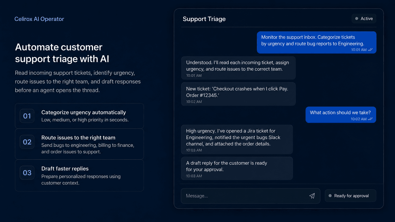 From Chaos to Clarity: Automating Customer Support Triage with AI Agents