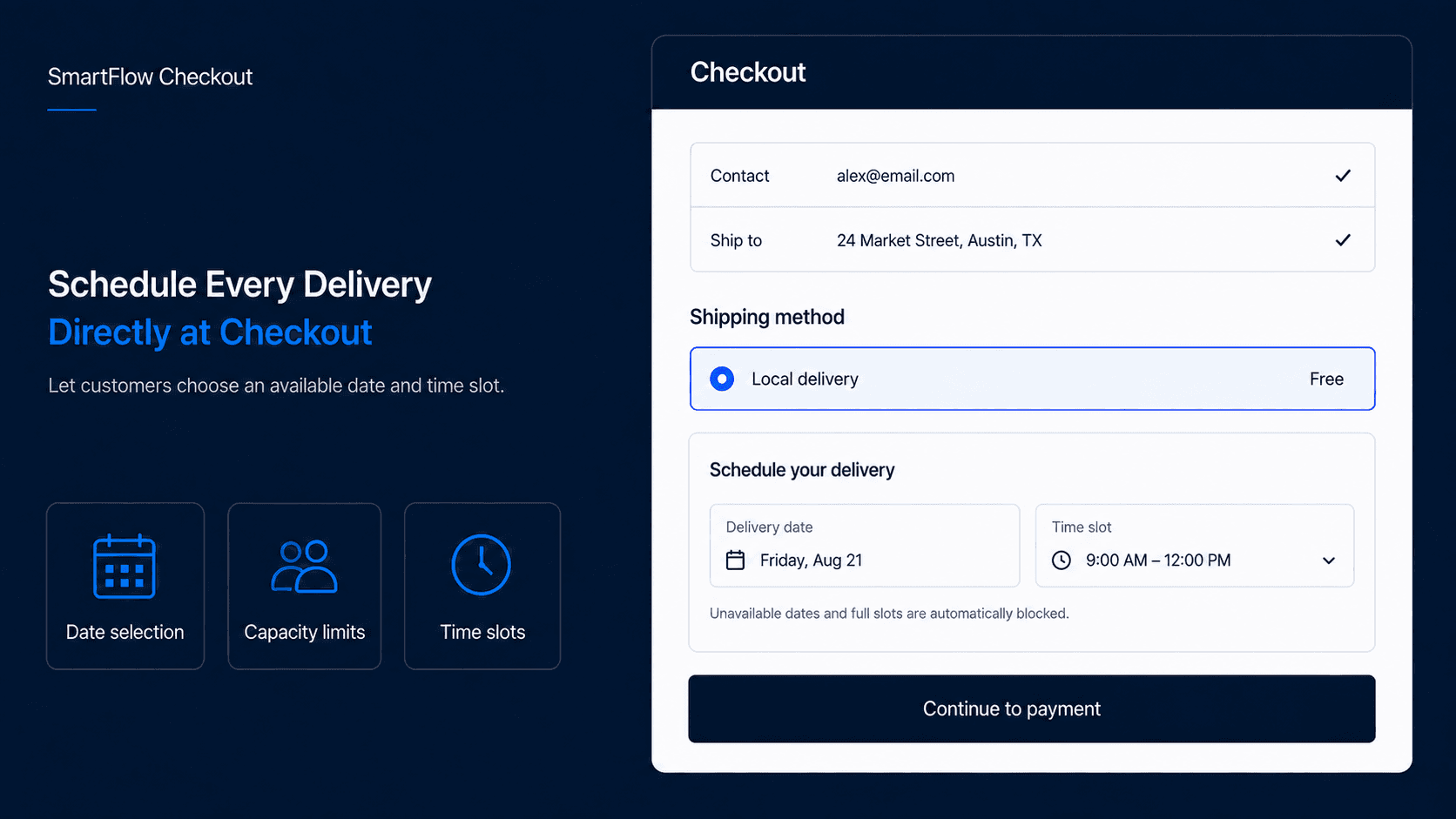 Beyond Standard Shipping: Injecting Delivery Date & Time Pickers